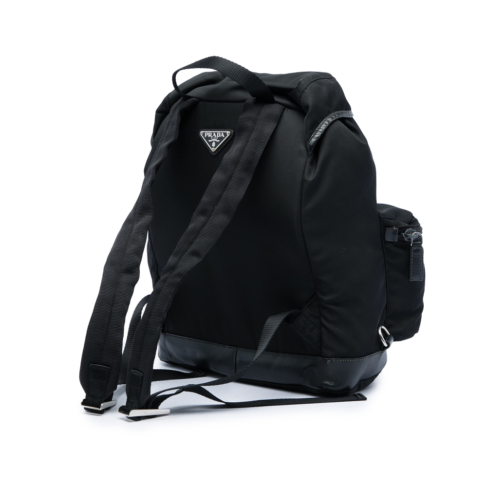 Pre-Loved Prada Saffiano Trimmed Tessuto Backpack - Picture 2 of 7